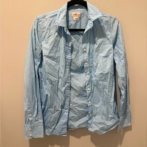 J. Crew Light Blue Women’s Button Up Shirt